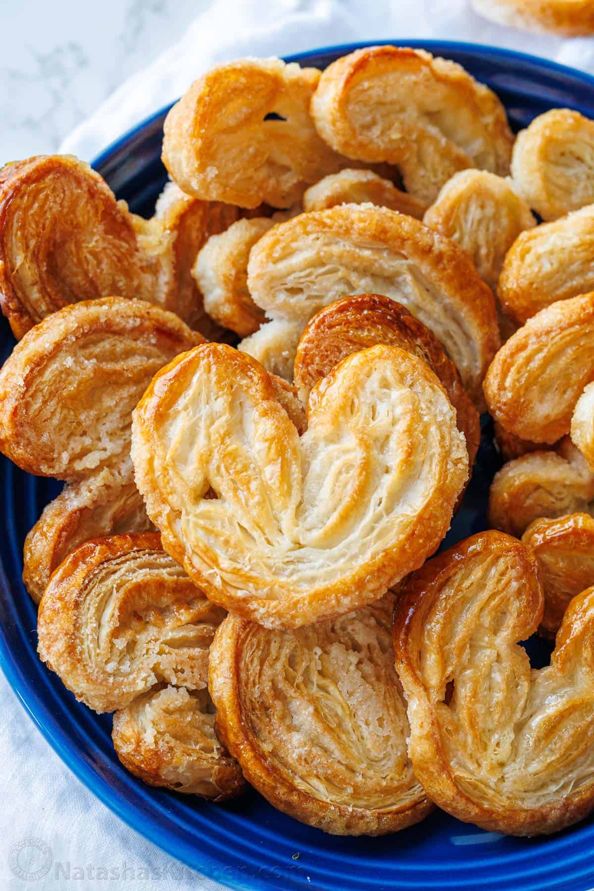 Elephant Ear Cookies: Simple Palmiers Recipe with Just 2 Ingredients